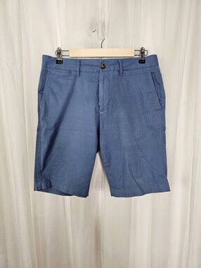 Bonobos Men's Slim 9 Inch Chino Shorts  Blue Preppy Minimalist Old Money Size 30